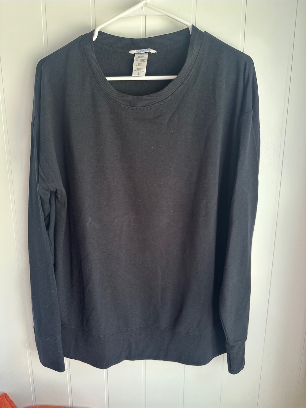 Jockey Black Long Sleeve Crewneck Sweatshirt